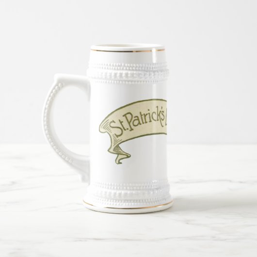  Sint Patrick's Day Greetings Golden Banner Bierpul (Links)