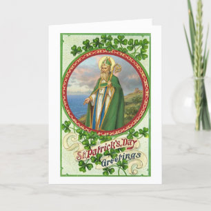 Sint Patrick's Day Greetings Religious Kaart
