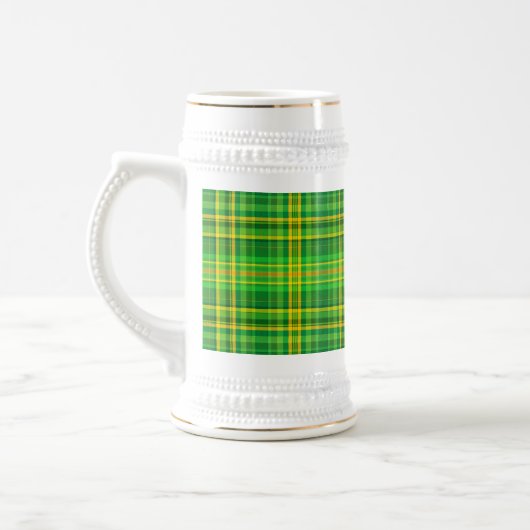 Sint Patrick's Day, groen-gele pla Bierpul (Links)