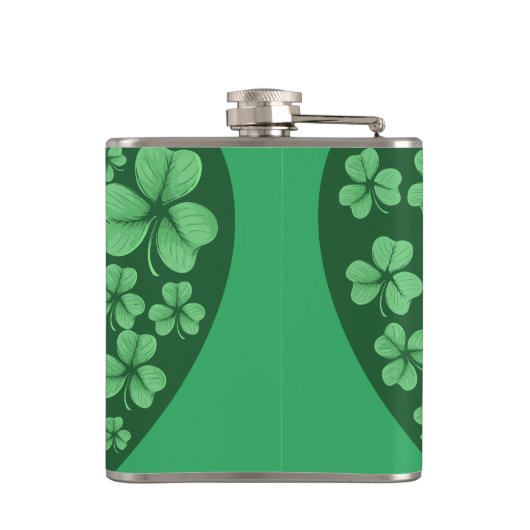 Sint Patrick's Day Heupfles (Achterkant)