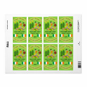 Sint Patrick's Day Home Brew Beer Fles Label (Full Sheet)