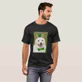 Sint Patrick's Day Iedereen Shiba Inu Dog T-shirt (Voorkant volledig)