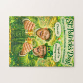 Sint-Patrick's Day Ierse toost legpuzzel (Horizontaal)