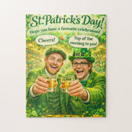 Sint-Patrick's Day Ierse toost legpuzzel