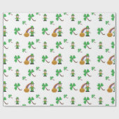 Sint-Patrick's Day inpakpapier (Vlak)