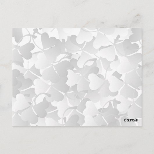 Sint Patrick's Day Irish flag clovers photolijst Briefkaart (Achterkant)