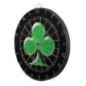Sint Patrick's Day Irish Green Clover Shamrock Dartbord (Voorkant Rechts)