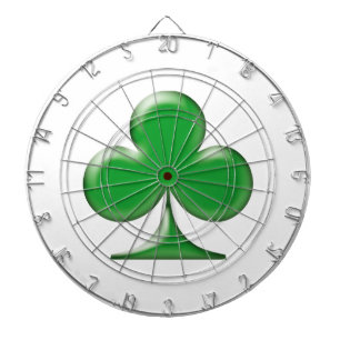 Sint Patrick's Day Irish Green Clover Shamrock Dartbord