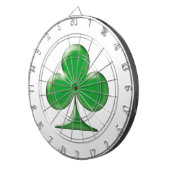 Sint Patrick's Day Irish Green Clover Shamrock Dartbord (Voorkant Rechts)