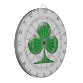 Sint Patrick's Day Irish Green Clover Shamrock Dartbord (Voorkant Links)