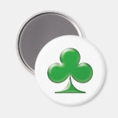 Sint Patrick's Day Irish Green Clover Shamrock Magneet (Voorkant / Achterkant)