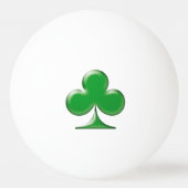 Sint Patrick's Day Irish Green Clover Shamrock Pingpongbal (Voorkant)