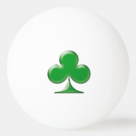 Sint Patrick's Day Irish Green Clover Shamrock Pingpongbal (Voorkant)