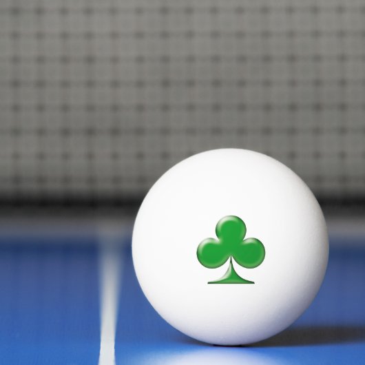 Sint Patrick's Day Irish Green Clover Shamrock Pingpongbal (Net)