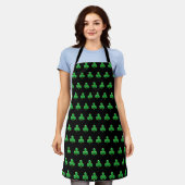 Sint Patrick's Day Irish Green Clover Shamrock Schort (Gedragen)