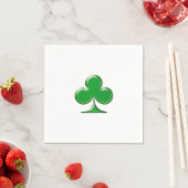 Sint Patrick's Day Irish Green Clover Shamrock Servet (Insitu)