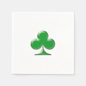 Sint Patrick's Day Irish Green Clover Shamrock Servet (Voorkant)