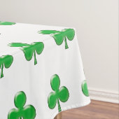 Sint Patrick's Day Irish Green Clover Shamrock Tafelkleed (Voorbeeld)