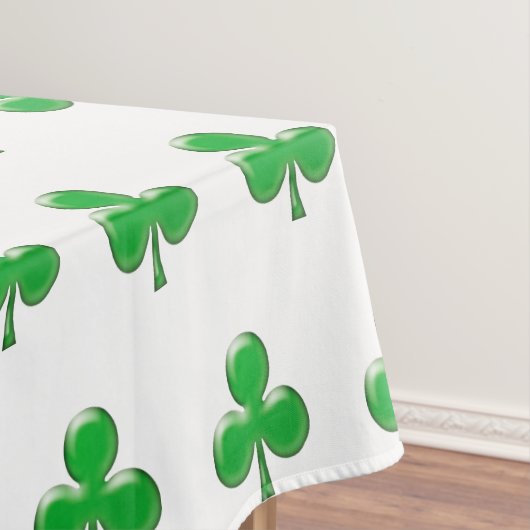 Sint Patrick's Day Irish Green Clover Shamrock Tafelkleed (Voorbeeld)