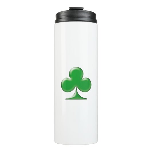 Sint Patrick's Day Irish Green Clover Shamrock Thermosbeker (Voorkant)