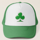 Sint Patrick's Day Irish Green Clover Shamrock Trucker Pet (Voorkant)
