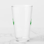 Sint Patrick's Day Irish Green Clover Symbol Beer Glas (Links)