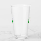 Sint Patrick's Day Irish Green Clover Symbol Beer Glas (Rechts)