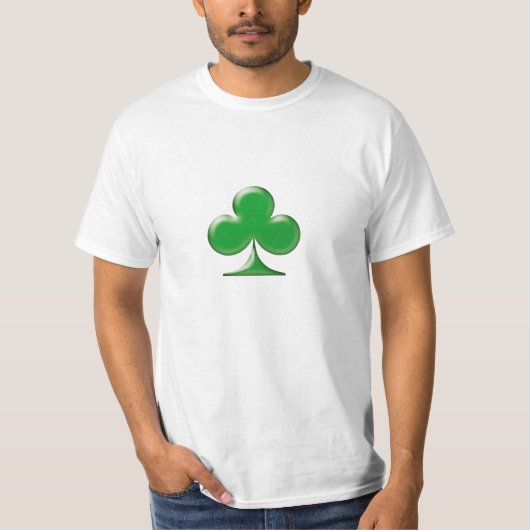 Sint Patrick's Day Irish Green Clover Symbol T-shirt (Voorkant)