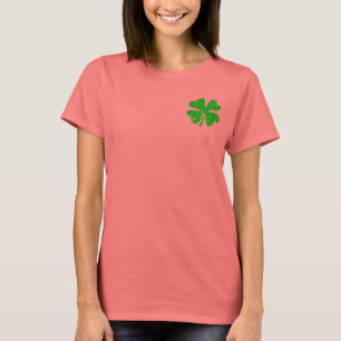 Sint Patrick's Day jack voor vrouwen Groene sham T-shirt