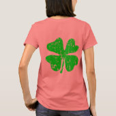 Sint Patrick's Day jack voor vrouwen | Groene sham T-shirt (Achterkant)