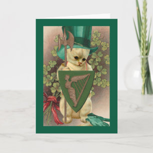 Sint-Patrick's Day Kat Kaart