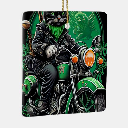 Sint Patrick's Day Keramisch Ornament (Rechts)