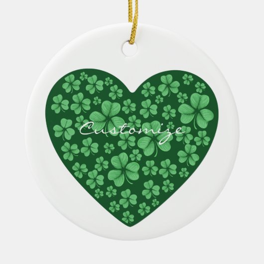 Sint Patrick's Day Keramisch Ornament (Voorkant)