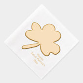 Sint-Patrick's Day Klaver  Folie Servetten (Rechts)