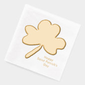Sint-Patrick's Day Klaver  Folie Servetten (Links)