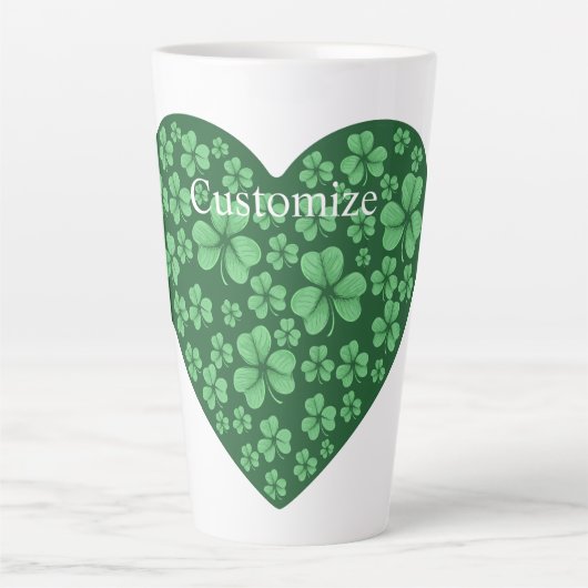 Sint Patrick's Day Latte Mok (Voorkant)