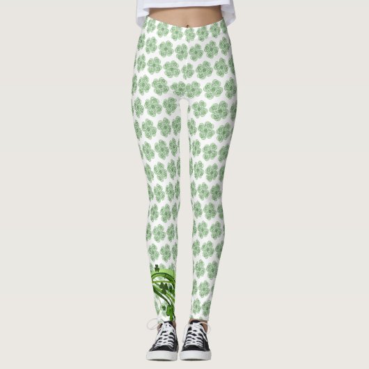 Sint Patrick's Day Leggings Saint Patrick Pants (Voorkant)