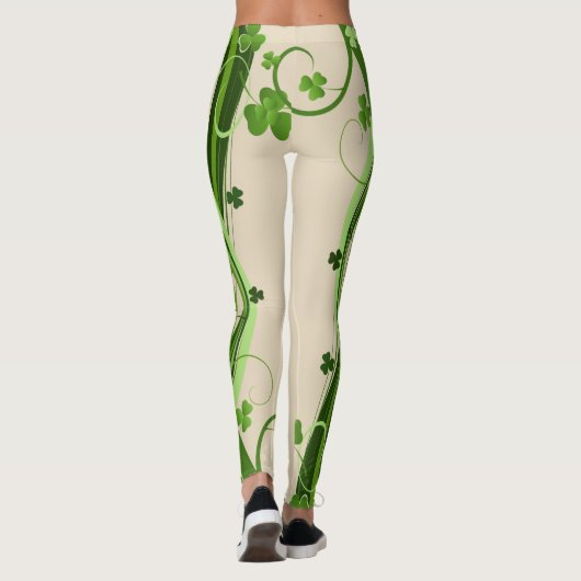 Sint Patrick's Day Leggings Saint Patrick Pants (Achterkant)