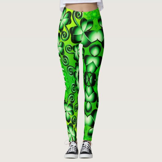 Sint Patrick's Day Leggings Saint Patrick Pants (Voorkant)