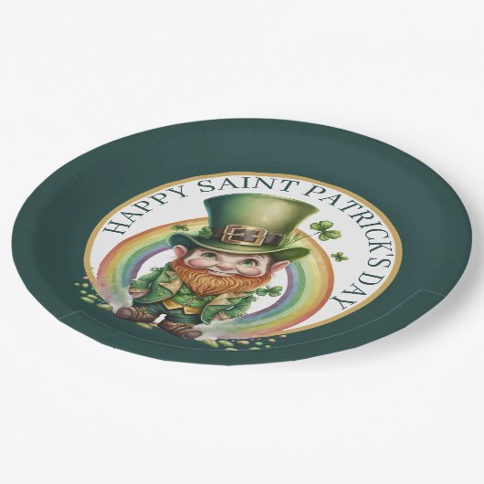 Sint Patrick's Day leprechaun party paper bord (Gekanteld)