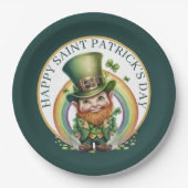 Sint Patrick's Day leprechaun party paper bord (Voorkant)