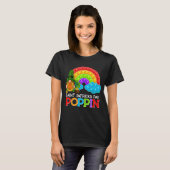 Sint Patricks Day Leprechaun Rainbow Pop Fidge T-shirt (Voorkant volledig)
