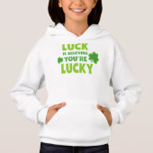 Sint Patrick's Day, Luck, geloof dat je Lucky bent (Voorkant)