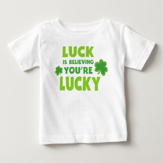 Sint Patrick's Day, Luck, geloof dat je Lucky bent (Voorkant)