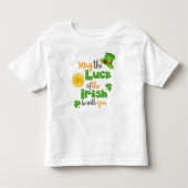 Sint Patrick's Day, Luck of the Irish, Clovers Kinder Shirts (Voorkant)
