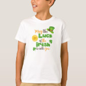 Sint Patrick's Day, Luck of the Irish, Clovers T-shirt (Voorkant)