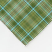 Sint Patrick's Day Lucky Irish Green Family Monogr Fleece Deken (Hoek)