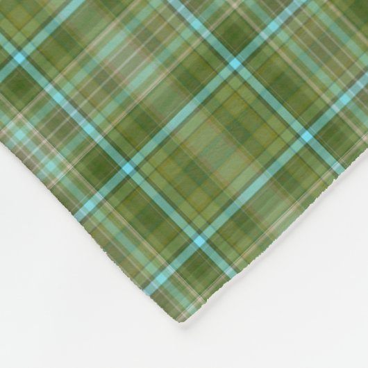 Sint Patrick's Day Lucky Irish Green Family Monogr Fleece Deken (Hoek)