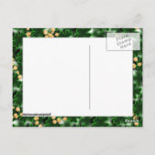 Sint-Patrick's Day Lucky Penguin met goudpot Briefkaart (Achterkant)