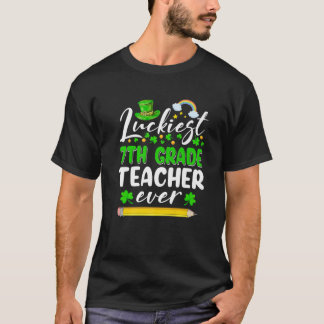 Sint-Patrick's Day Lucmeesters 7e graad leraar oud T-shirt